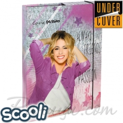 2016 UnderCover Scooli 25551 Папка с ластик - кутия Violetta 